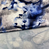 Трикотаж велюр "Сакура" VLP208Z, голубой, серый, 150 см, 240 г/м² фото № 3