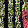 Трикотаж масло двухсторонний бордюр "Цветы" D110 бежевый, лососевый, 150 см, 200 г/м² фото № 4