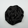 Аппликация "Роза" 043, черный, 14 см фото №1