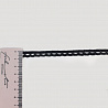 Тесьма декоративная T303 х/б черный, 0,8 см (намотка 27 ярдов) фото №1