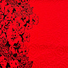 Трикотаж жаккард HN-KJ16008 красный, черный, 150 см, 200 г/м² фото № 4