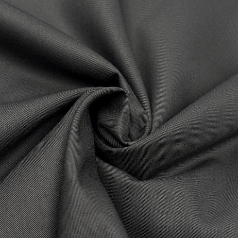 Костюмная однотонная 811, черный, 240 г/м², 150 см