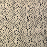Шифон креп принт "Горохи" CC2102 бледно-персиковый, черный, 150 см, 80-85 г/м² фото № 4