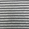Трикотаж сандра "Полоска" TRX116 светло-серый, черный, 150 см, 270 г/м² фото № 5