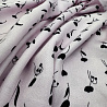 Вискоза-сатин "Цветы" GR-011, розовый, черный, 110 г/м², 150 см фото № 2