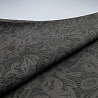 Трикотаж эластан (скуба) эмбос "Кружева" PDE283 черный, серый, 150 см, 270 г/м² фото № 2