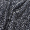 Трикотаж меланж в рубчик TRX138, темно-синий, 150 см, 300 г/м² фото № 2