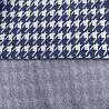 Трикотаж жаккард принт "Гусиная лапка" JC6289-2, Col.1, джинсовый, голубой, 155 см, 215 г/м² фото № 2