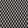 Трикотаж жаккард принт "Гусиная лапка" TH1096 черный, белый, розовый, 155 см, 215 г/м² фото № 5