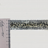 Тесьма декоративная T 18098 черный, белый, 3 см (намотка 50 ярдов) фото №1