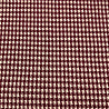 Трикотаж жаккард принт "Гусиная лапка" 2002 бордовый, бежевый, 155 см, 215 г/м² фото № 4