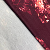Трикотаж джерси принт ITY465, марсала, светло-персиковый, 270 г/м², 150 см фото № 3