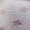 Гипюр с нейлоном "Цветочки" B232, розовый, белый, 150 см, 135 г/м² фото № 4