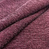 Трикотаж меланж в рубчик TRX138, бордовый, 150 см, 300 г/м² фото № 2