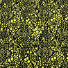 Трикотаж жаккард HN-KJ14405 желто-зеленый, черный, 150 см, 200 г/м² фото № 4