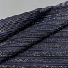 Трикотаж с люрексом в полоску OT067 темно-синий, 150 см, 240 г/м² фото № 2