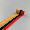 Подвяз трикотажный R16 серый, желто-оранжевый, 4,5 см фото №1