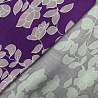 Вискоза-твил "Цветы" GR-007, фиолетовый, белый, 150 см, 110 г/м² фото № 3