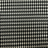 Трикотаж  жаккард с блеском "Гусиная лапка" TH6289, бежевый, черный, 150 см, 300 г/м² фото № 4