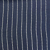 Плательная ткань с вискозой "Буквы" D8027 темно-синий, белый, 150 см, 85 г/м² фото № 5