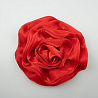 Аппликация "Роза" 043, красный,14 см фото №1