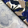 Трикотаж джерси принт "Цветы" WPP610, темно-синий, хаки, 270 г/м², 150 см фото № 3