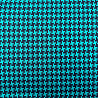 Трикотаж жаккард принт "Гусиная лапка" TH341-2, Col.63 темно-синий, бирюзовый, 155 см, 215 г/м² фото № 4