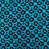 Вискоза (штапель) принт "Геометрические цветы" D256A, голубой, темно-синий фото № 4