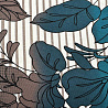 Трикотаж вискоза набивная "Цветы" D2, цвет капучино, белый, 150 см, 300 г/м² фото № 7