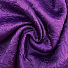 Сатин-креш стрейтч, темно-фиолетовый, 120 г/м², 150 см фото №1
