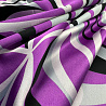 Сатин (атлас) принт "Геометрия" D15 фиолетовый, серый, 100 г/м², 150 см фото № 2