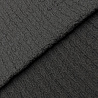 Трикотаж "Жатка" TX618 черный, 150 см, 170 г/м² фото № 4