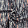 Трикотаж сандра принт "Полоска" D1893 темно-синий, серый, 150 см, 230 г/м² фото №1