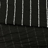 Плательная ткань с вискозой "Буквы" D8027 черный, белый, 150 см, 85 г/м² фото № 3