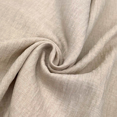 Плательная однотонная ткань WP318Q, песочный, 135 г/м², 150 см