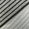 Трикотаж сандра "Полоска" TRX116 светло-серый, черный, 150 см, 270 г/м² фото № 3