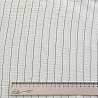 Плательная ткань в полоску CEY156Q белый, черный, 150 см, 180 г/м² фото № 4