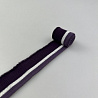 Подвяз трикотажный R35 серо-фиолетовый, баклажановый, 2,5 см фото №1