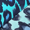 Вискоза принт "Леопардовый" ST4948, голубой, темно-синий, 95 г/м², 145 см фото № 4