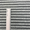 Трикотаж сандра "Полоска" TRX116 светло-серый, черный, 150 см, 270 г/м² фото № 4