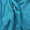 Трикотаж однотонный "Вафля" голубой, 150 см, 300 г/м² фото № 4