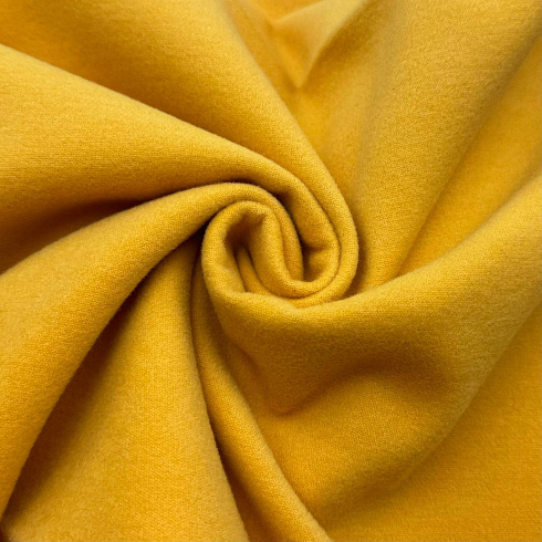 Пальтово-костюмная ткань (кашемир), желтый, 150 см, 300 г/м²