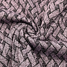 Трикотаж сандра жаккард T-190453 пурпурный, 150 см, 230 г/м² фото №1