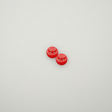 Пуговица 6 L18, D.1,1 см (уп.500 шт.) красный