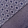 Трикотаж жаккард принт "Орнамент" TH4628, темно-фиолетовый, лавандовый, 155 см, 215 г/м² фото № 3