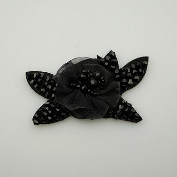 Элемент декоративный E525 черный, 9 см
