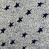 Трикотаж браш принт "Звезды" HN-019 серый, 150 см, 200 г/м² фото № 4
