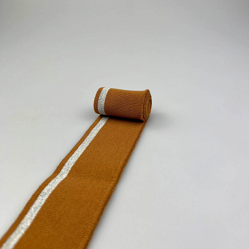 Подвяз трикотажный R11 горчичный, 4,5 см