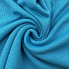 Трикотаж однотонный "Вафля" голубой, 150 см, 300 г/м² фото №1