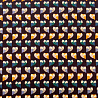 Трикотаж джерси принт "Совы" D045 темно-бордовый, серо-голубой, 150 см, 270 г/м² фото № 4